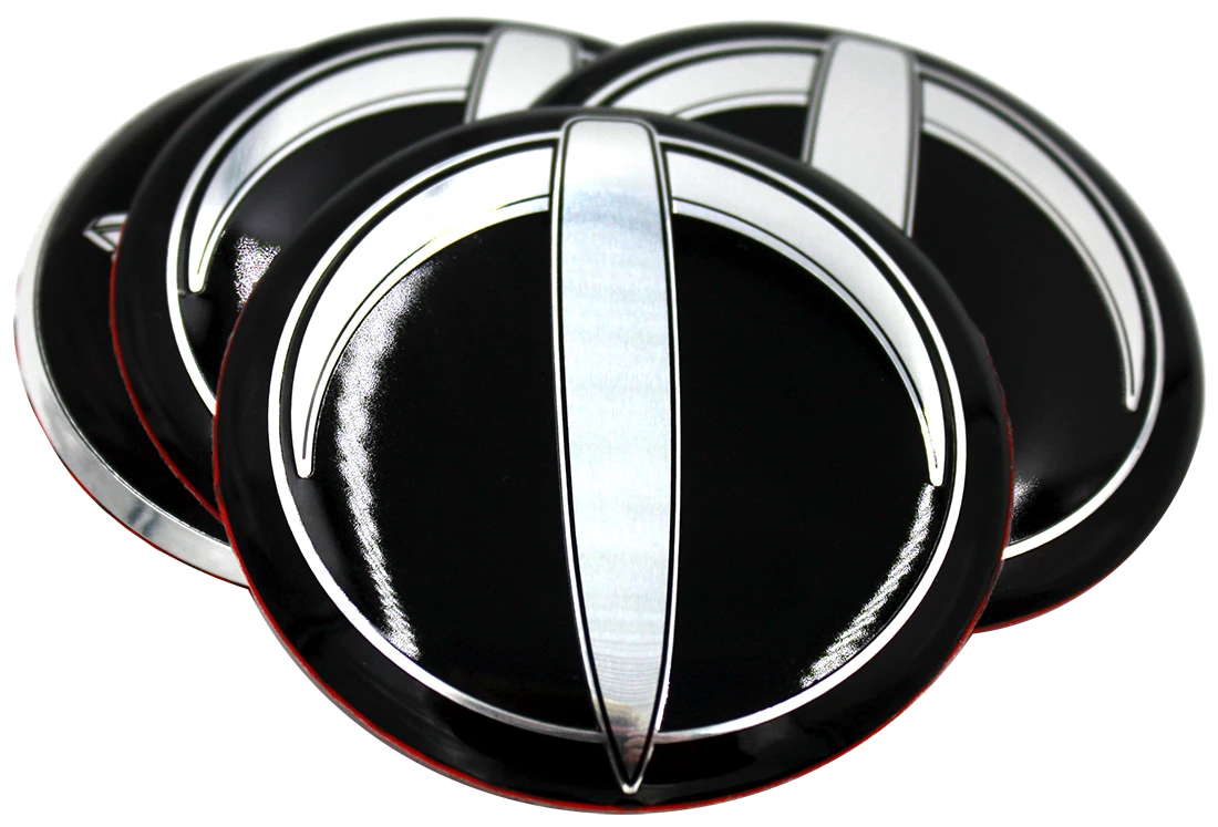 Wheel cap emblem set overlay Wheel cap emblems for Hyundai models Genesis Santa Fe Sonata Elantra Veloster Creta Veracruz Accent Azera Tiburon Tuscani wheel cap emblem overlays for all Hyundai models