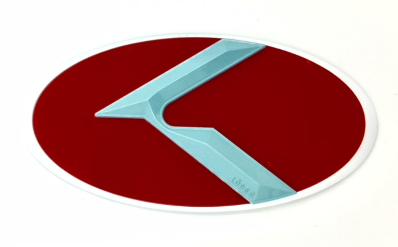 LODEN 3.0 K Badges (WHITE EDGE) for Hyundai Models (100+ Colors)