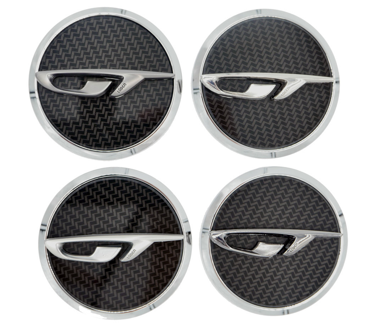 Opel GT Wheel Cap Emblems 4pc Set (4 Colors) 