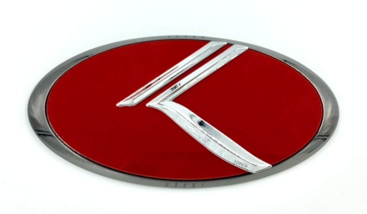 Kia Logo Pin Badge rot silber Klassiker mini Variante 