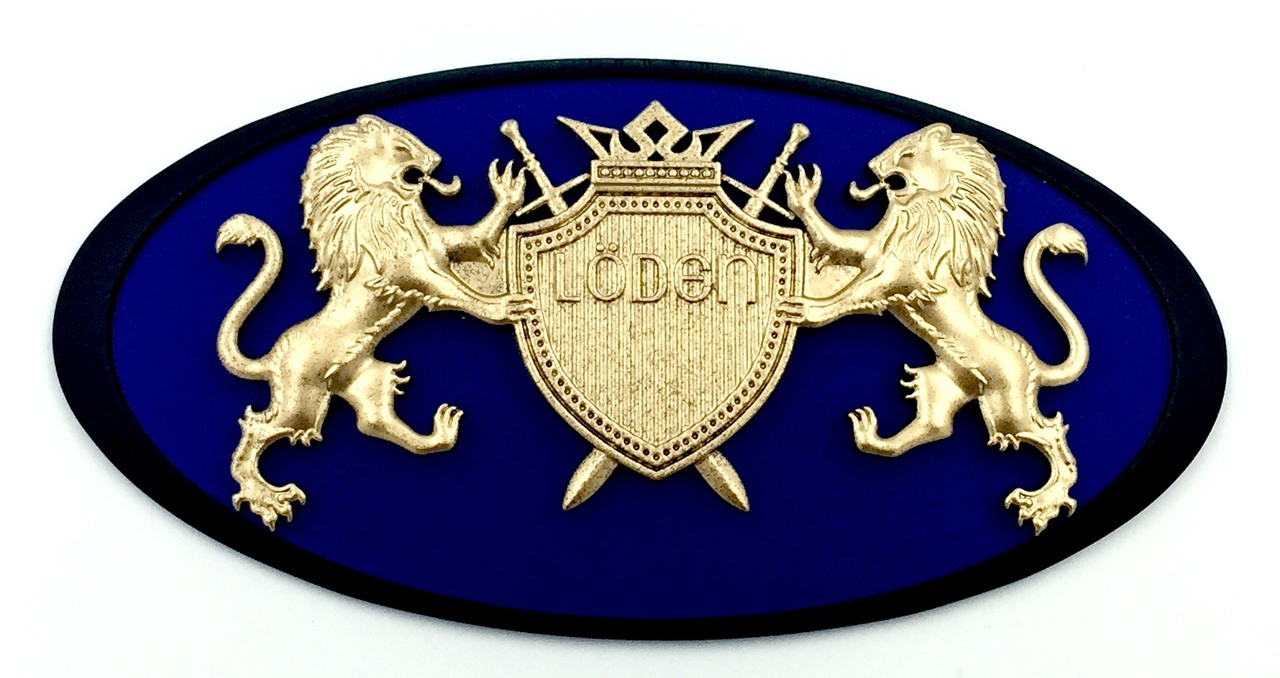 LION "Coat of Arms" Badges for KIA Models (100+ Colors) 