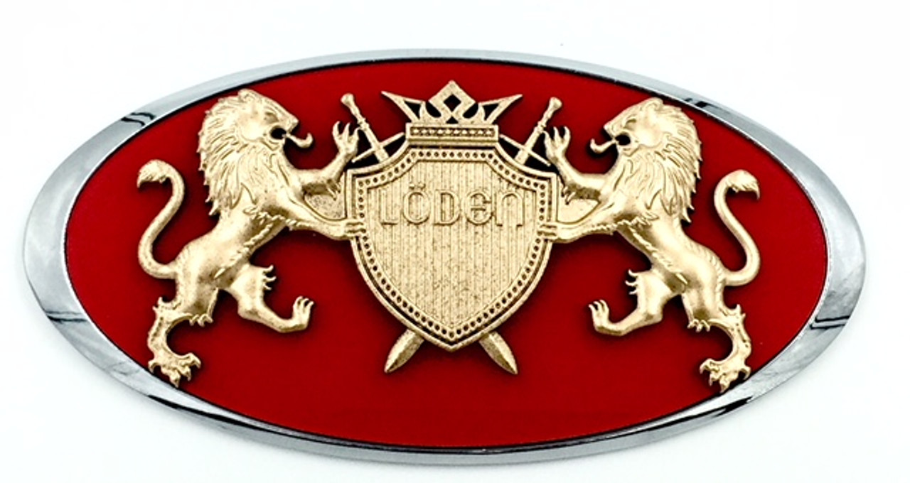 LION "Coat of Arms" Badges for FORD Models (100+ Colors) 