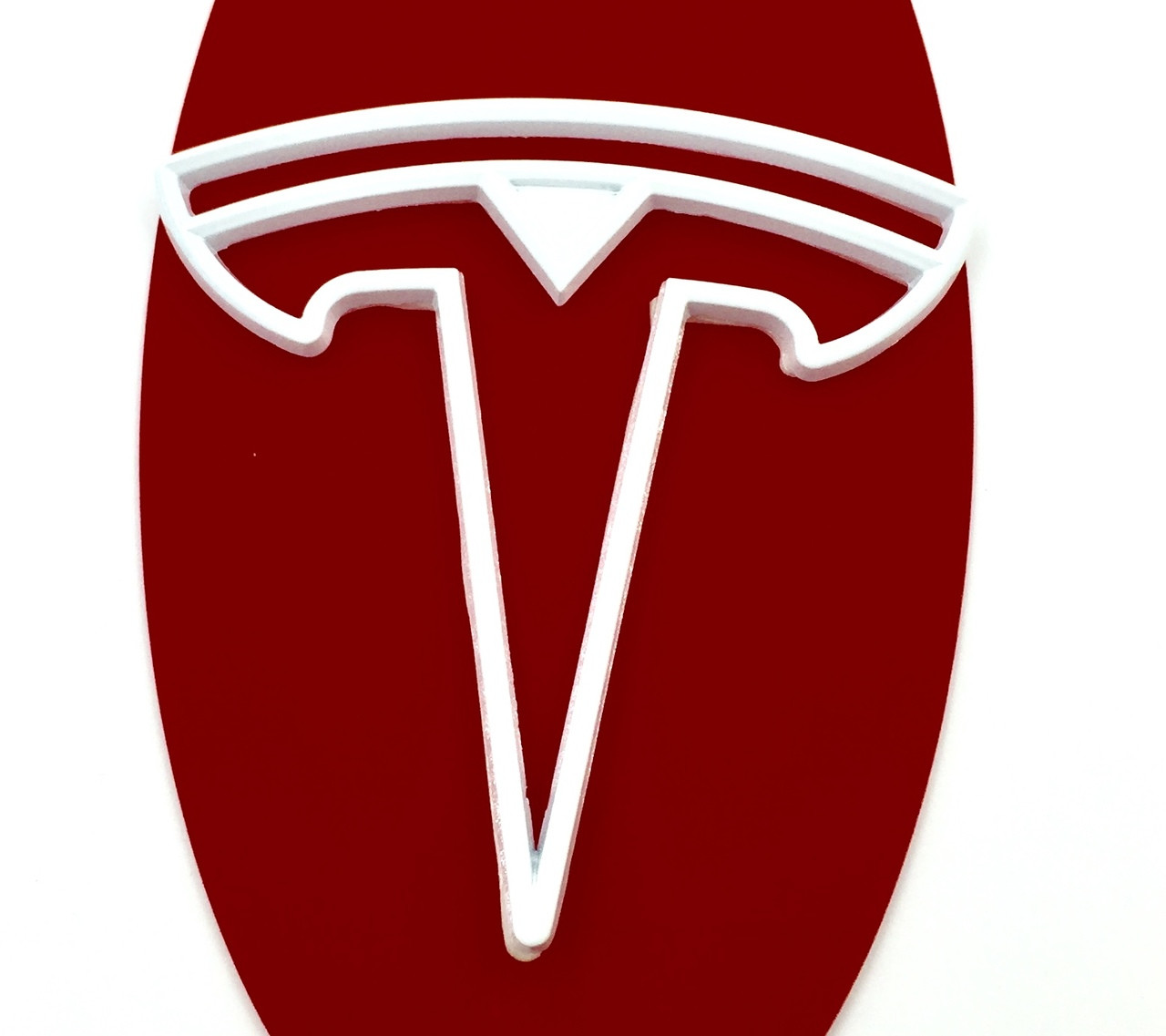 "T" Halo Badge for Model 3 Front (6 Colors)
