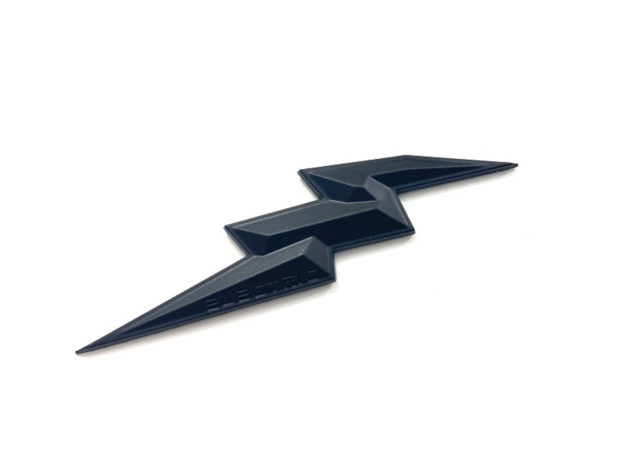 Electric Bolt Emblem (Matte Black) 