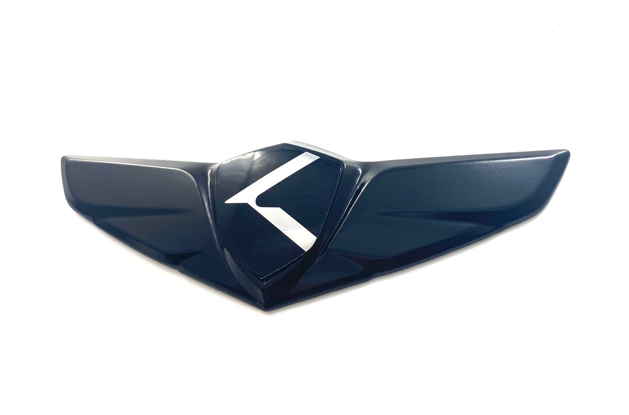 BLACK K-wing Badge Emblem for 22+ KIA Models