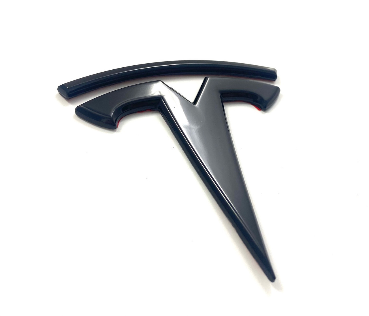 GLOSS BLACK T badge replacement model s rear 2021 2022 2023