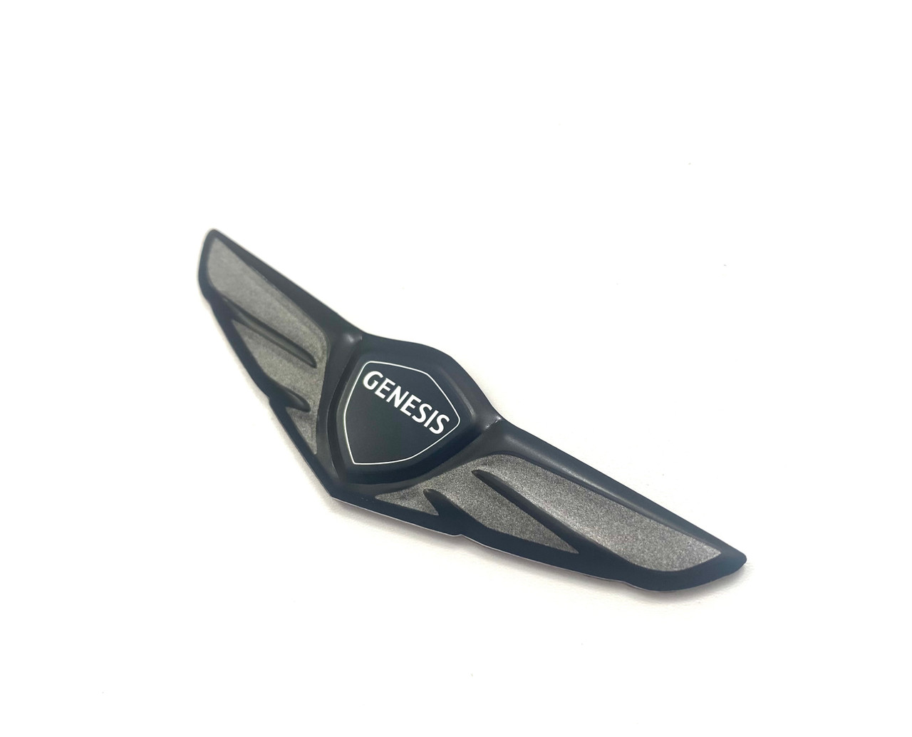 ~Type 3~ BLACK Genesis Wing Steering Wheel Emblem (Gloss or Matte Black) 