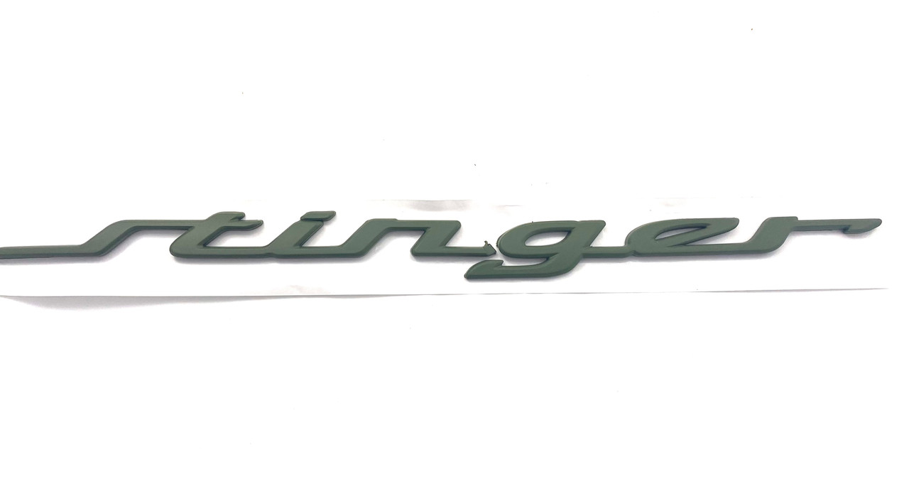 STINGER Lettering Badge (Custom Colors) 