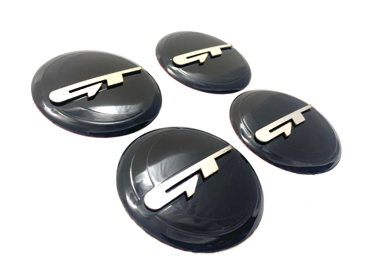 "GT-Line" Wheel Cap Emblem Overlay Set 4pc 