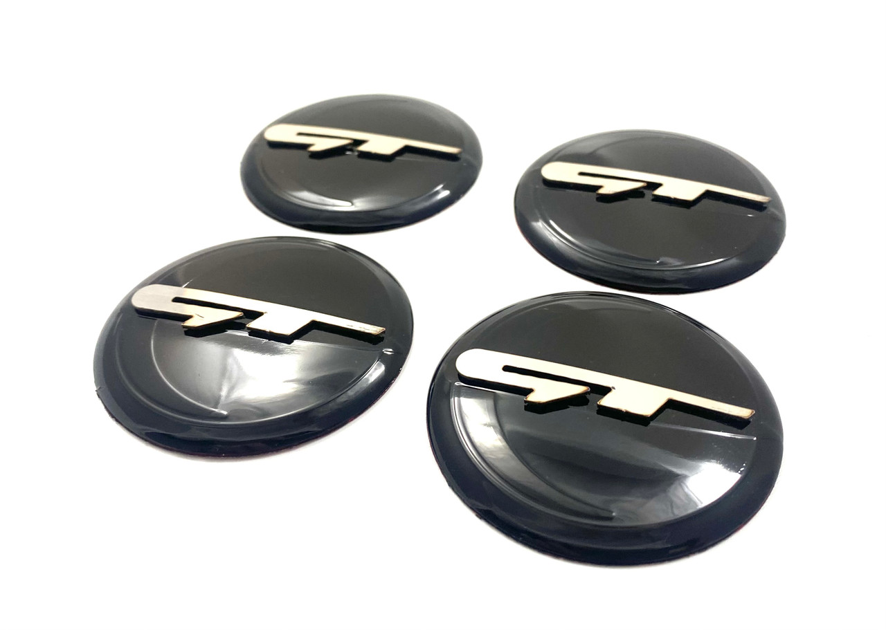 "GT-Line" Wheel Cap Emblem Overlay Set 4pc 