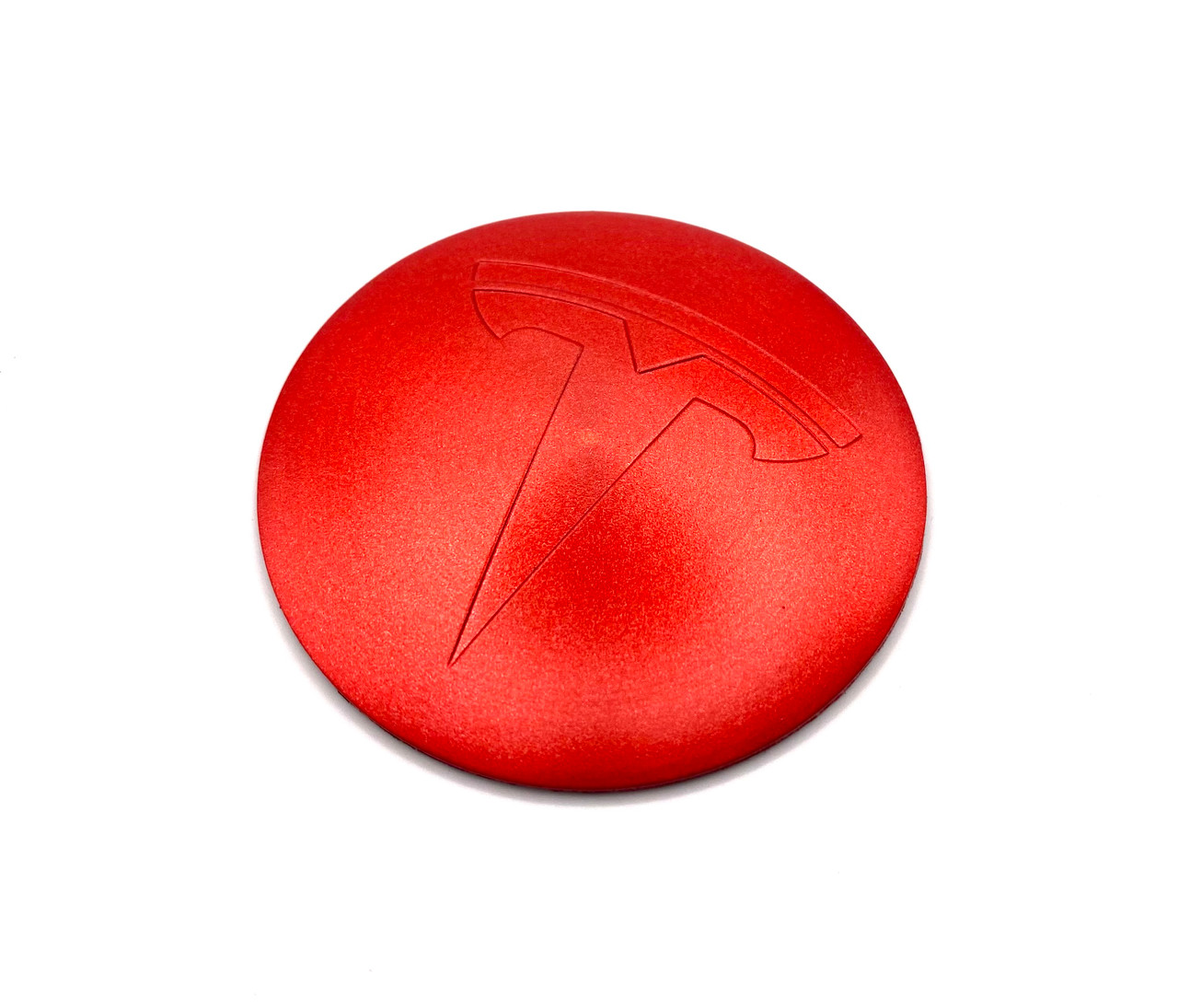 Overlay Wheel Cap Emblems for Tesla 3/Y/S/X (Solid Colors) 