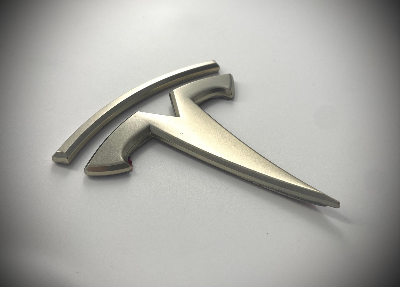 MODEL X "T" Badge Emblem Replacements (Various Colors) 