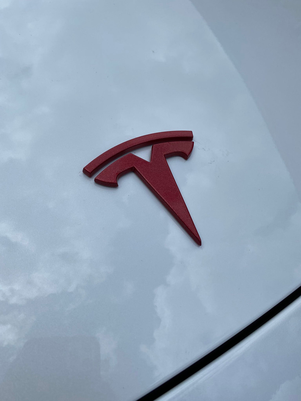 MODEL 3 "S-Style" T Badge Emblem Replacements (Custom Colors)