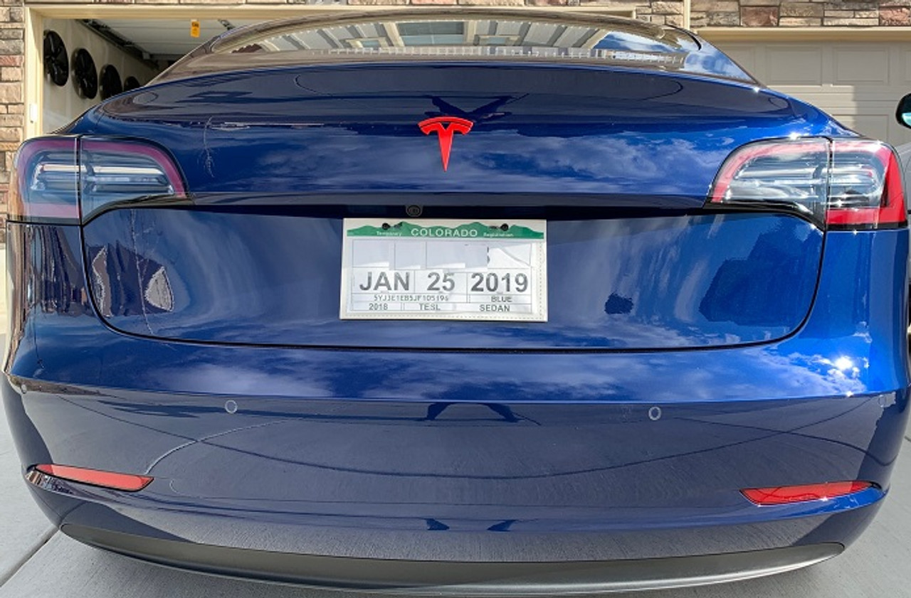 MODEL 3 "S-Style" T Badge Emblem Replacements (Custom Colors)