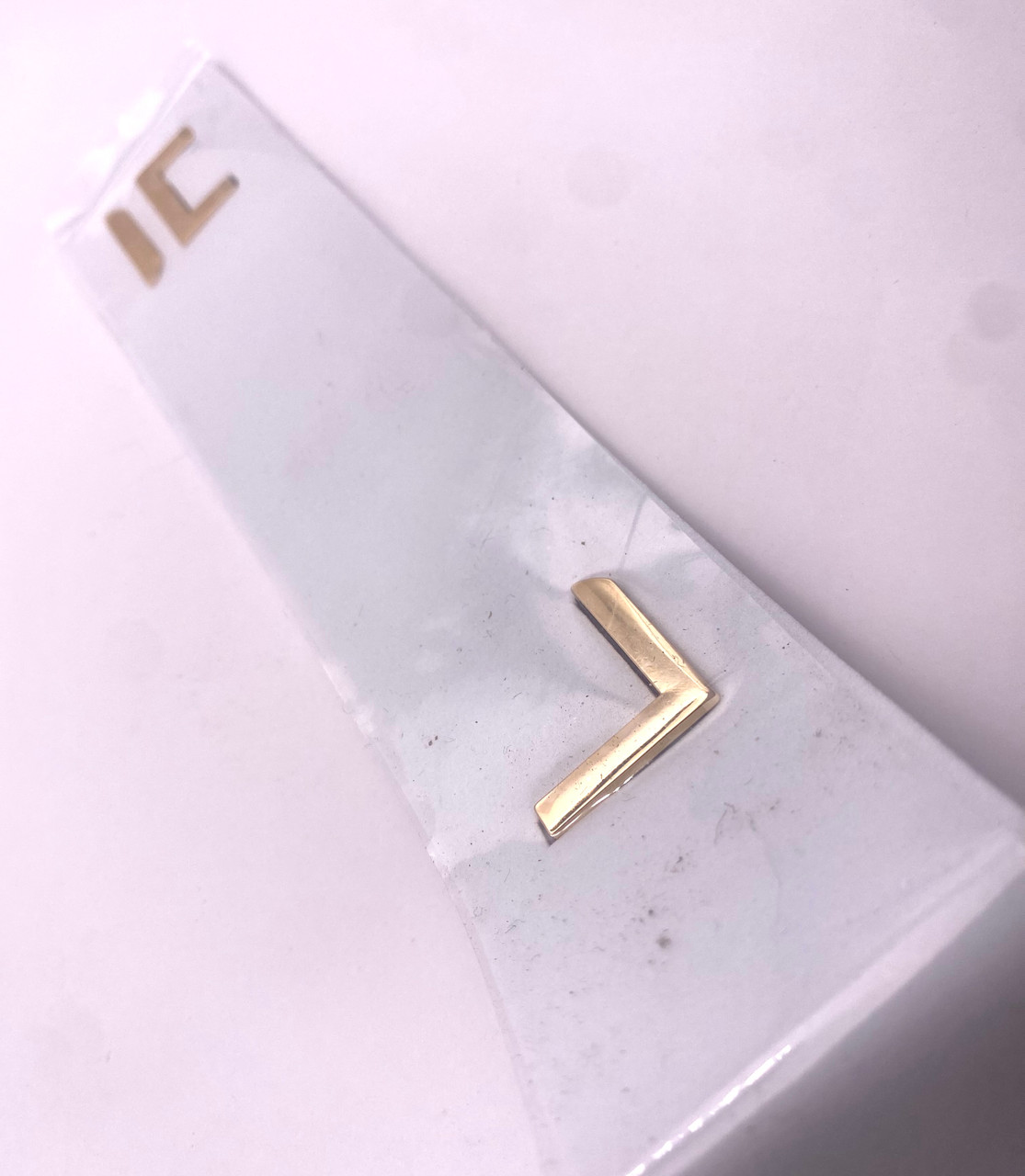 Gold plated tesla lettering emblem rear metal model 3 y s x 