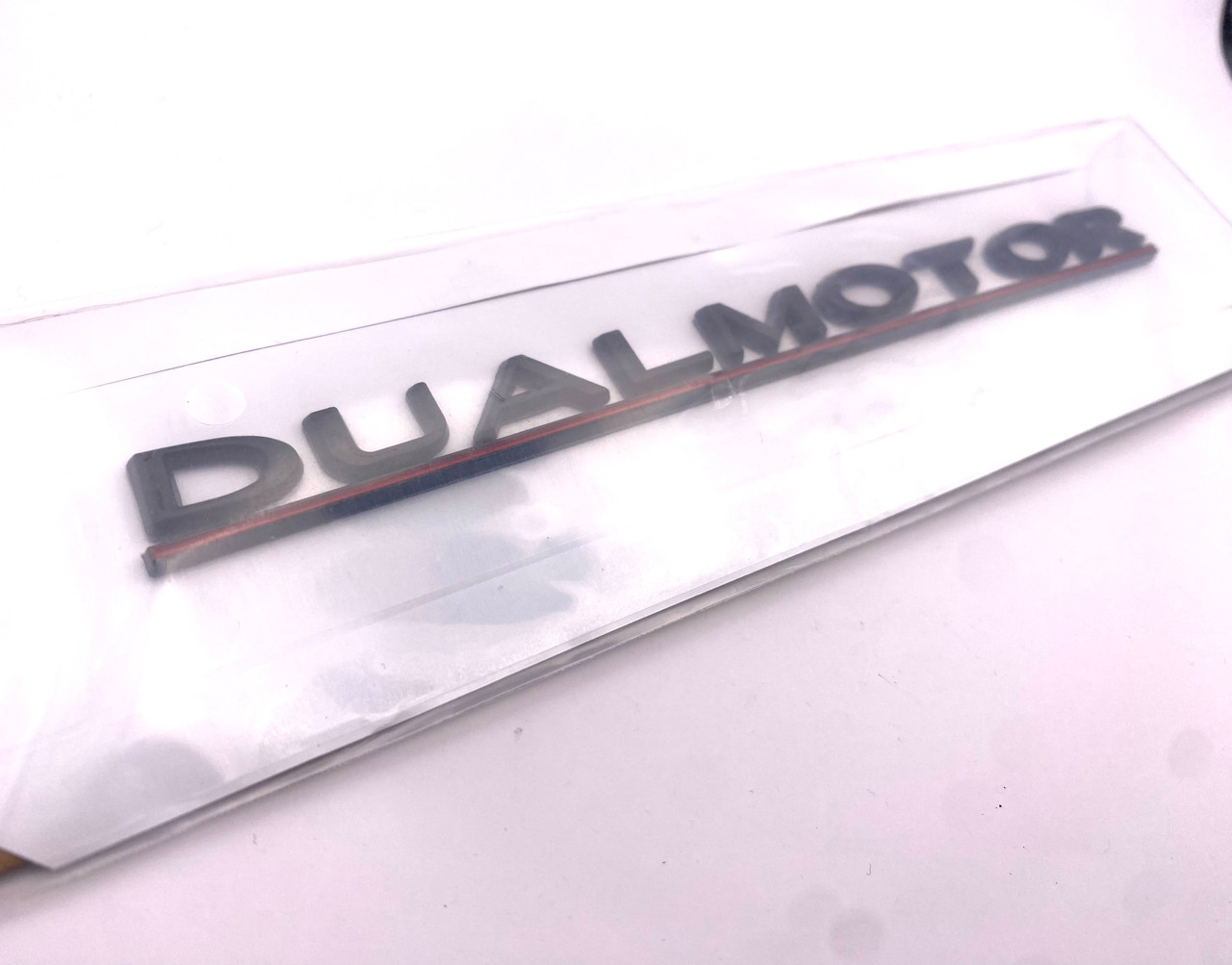 ~Metal~ Dual Motor Emblem + Leather Placement Template (Various Colors) 