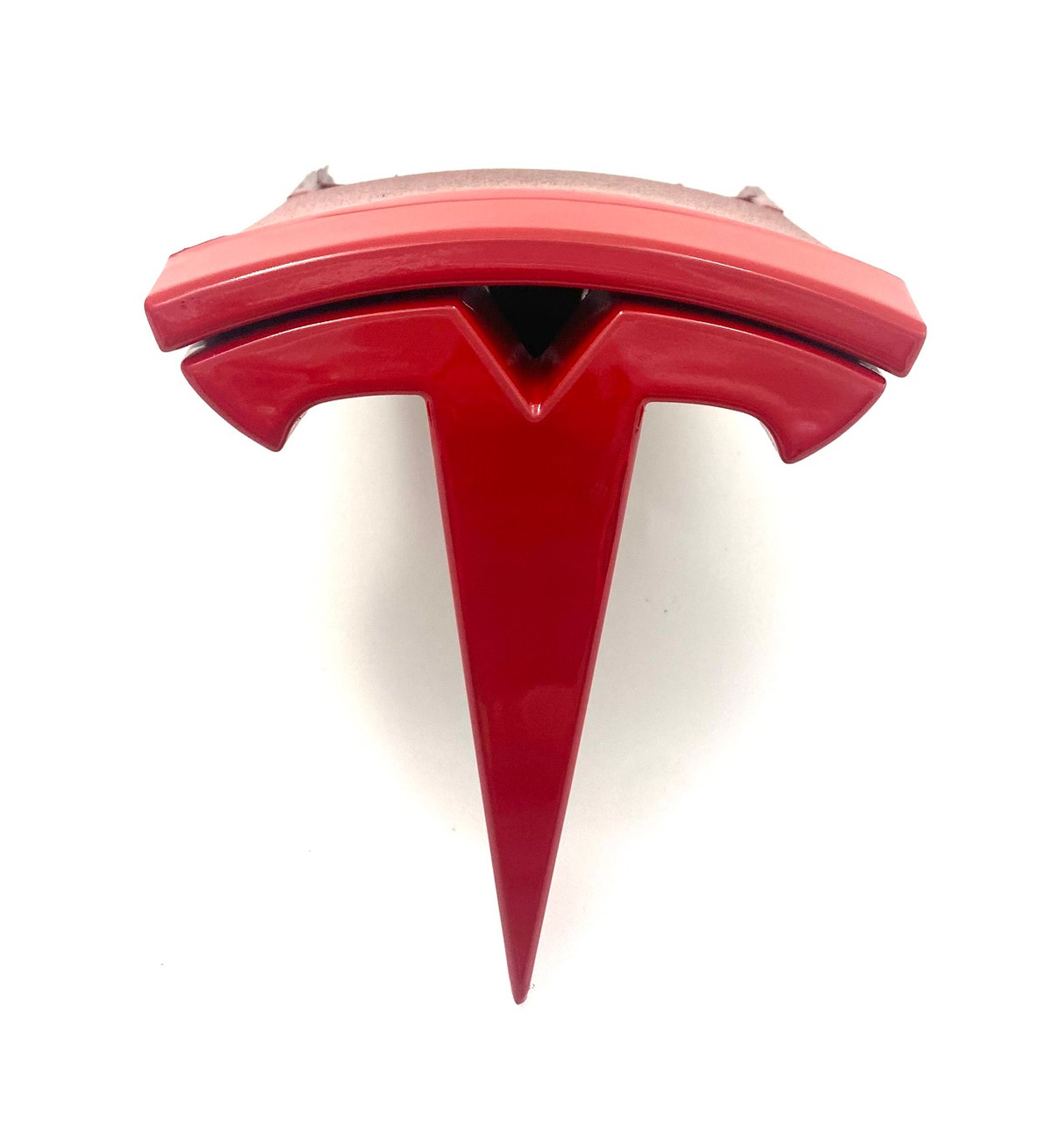 Gloss Red Tesla Model X S Front Assembly "T" Emblem Badge Logo