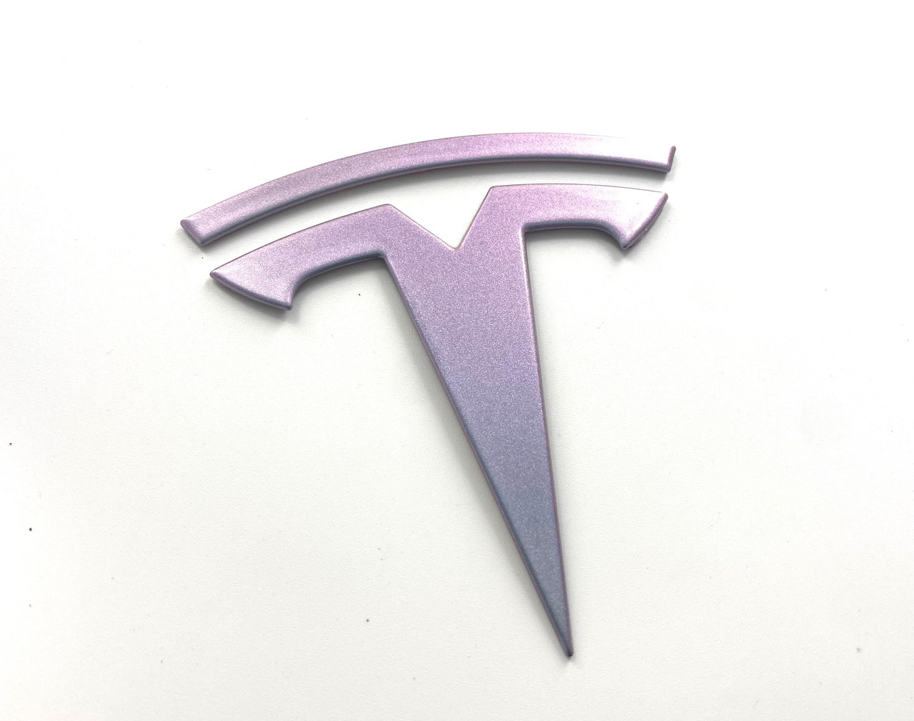 color changing Tesla t badge emblem for model y 3 s x q 2 