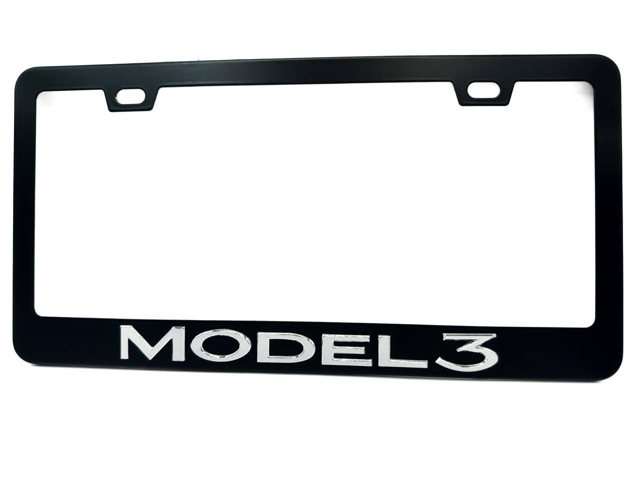 OEM SPEC Model 3 Black License Plate Frame 