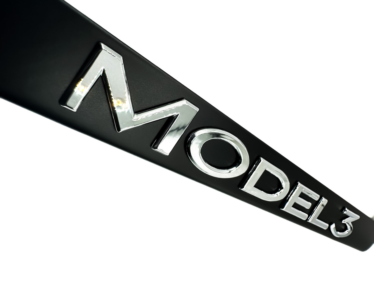 OEM SPEC Model 3 Black License Plate Frame 
