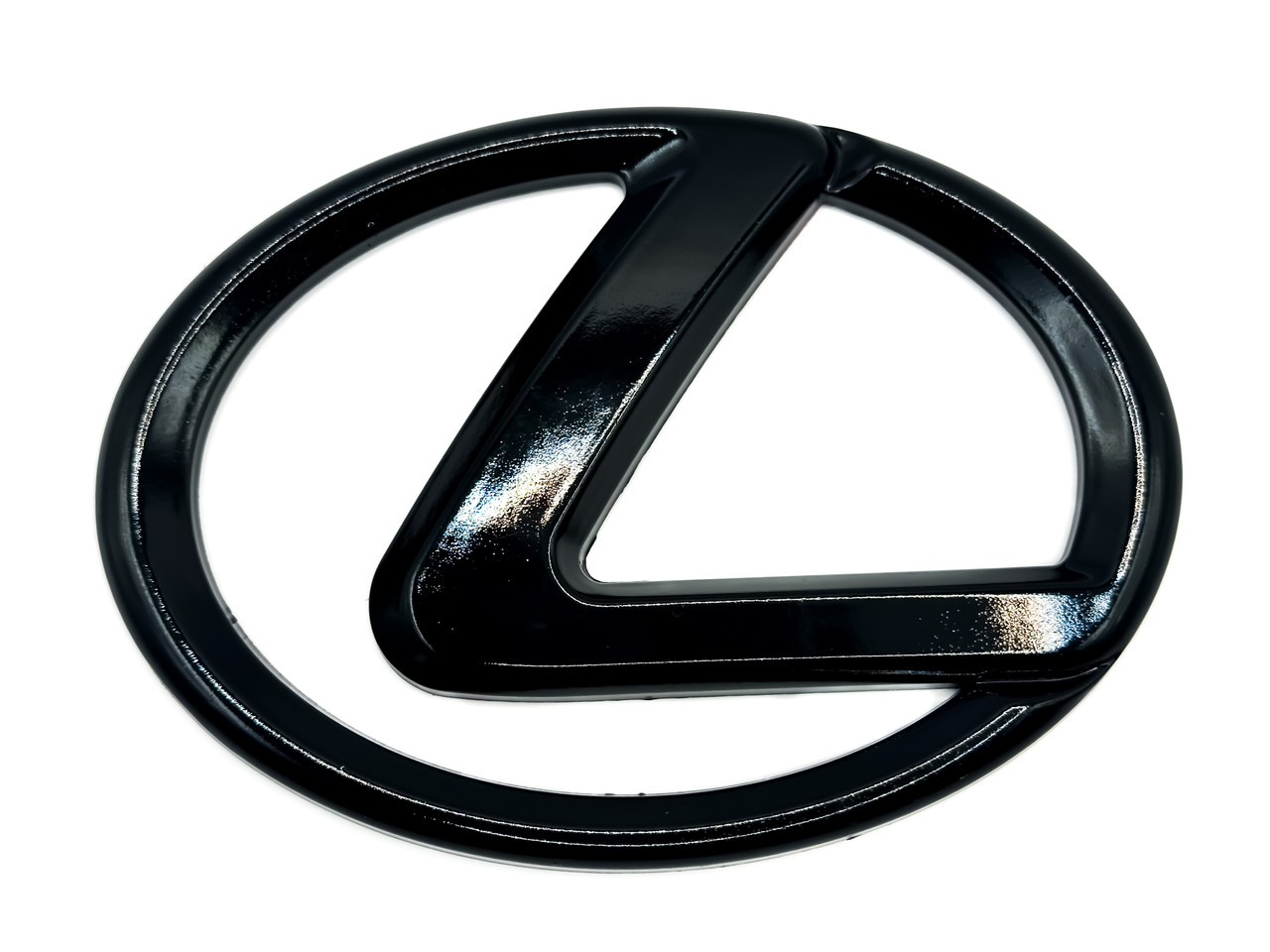 Black Lexus L-Logo Oval Replacement Badge 150mm x 105mm (Matte or Gloss) 