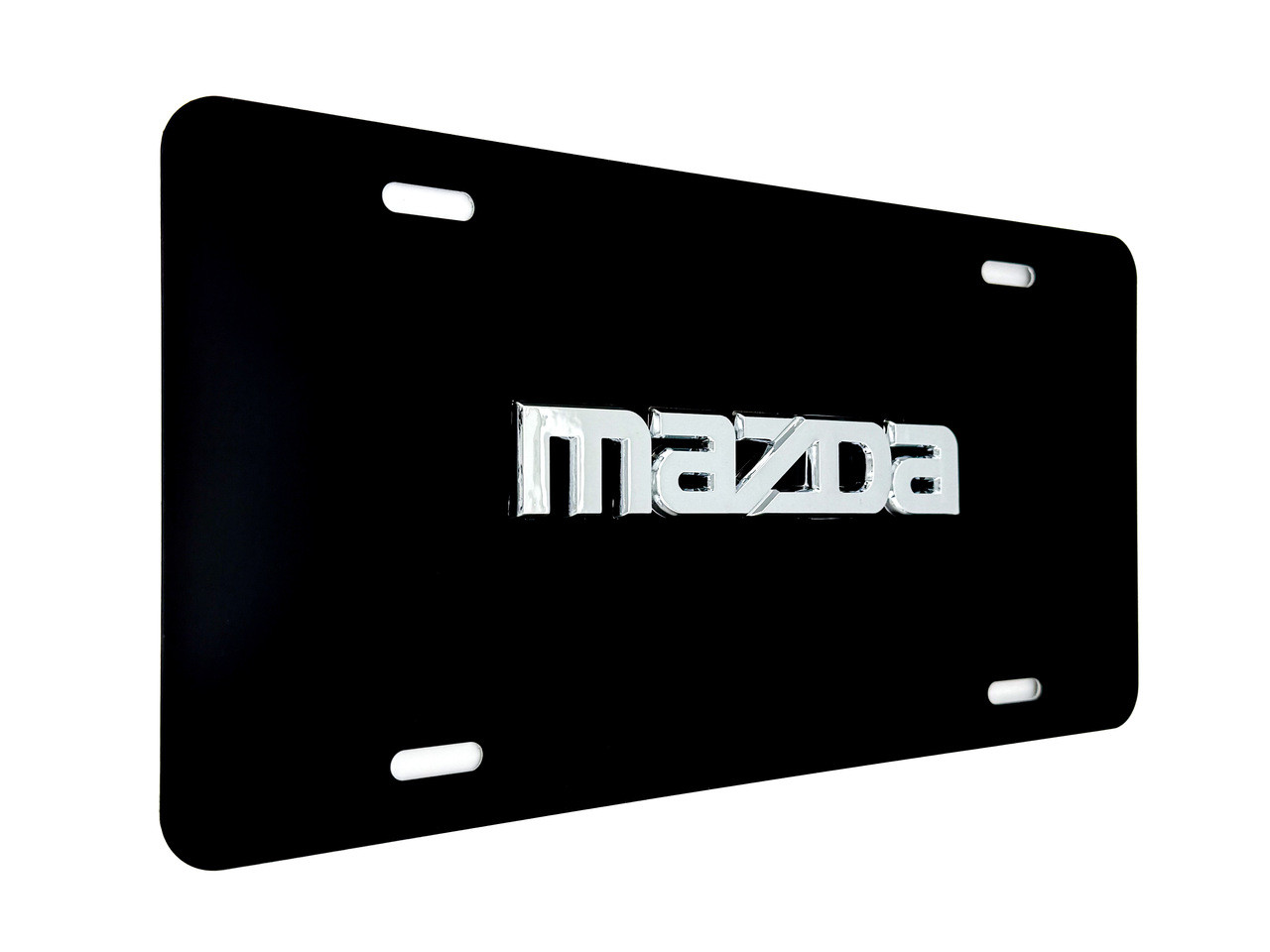 Mazda black front vanity plate frame gloss matte satin OEM cx-3 cx