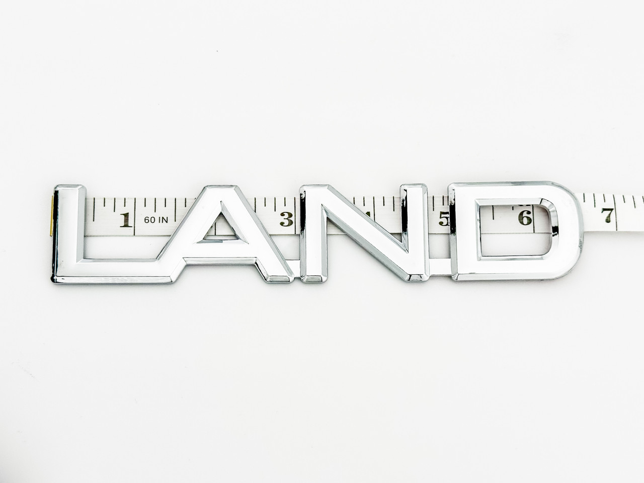 LAND CRUISER Lettering Badge Set 2pc Replacement (Chrome) 
