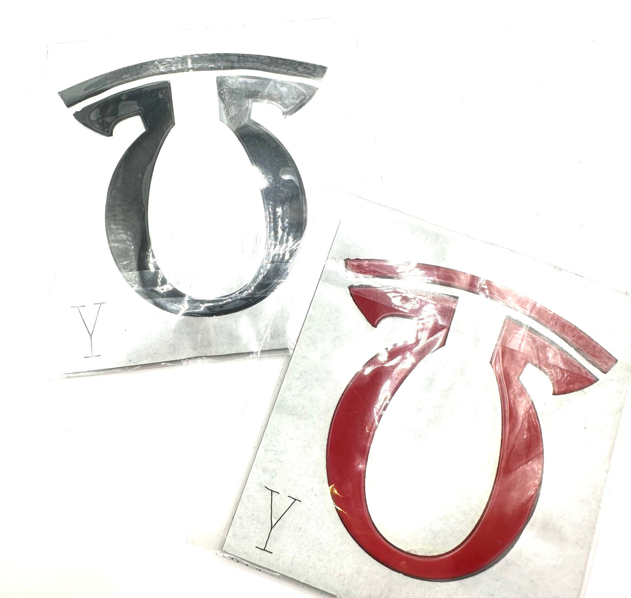 OMEGA Replacement Badges for TESLA Models (Various Colors) 
