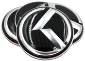 Kia K Carbon K Wheel cap emblem set overlay Wheel cap emblems for Kia models,  Kia Niro 2017 2018, Kia Amanti Opirus 2004 2005 2006, Kia Amanti Opirus 2007 2008 2009, Kia Borrego Mohave 2009 2010 2011 2012 2013 2014 2015 2016 2017, Kia Cadenza K7 2009 2010 2011 2012 2013, Kia Cadenza K7 2014 2015 2016 2017 2018, 
Kia Ceed 2008 2009 2010 2011 2012, Kia Pro Ceed, Kia Pro-Ceed GT 2013 2014 2015 2016 2017 2018, Kia Forte Sedan 2009 2010 2011 2012 2013, Kia Forte Sedan 2014 2015 2016 2017 2018, Kia Forte Koup 2010 2011 2012 2013, Kia Forte Koup 2014 2015 2016 2017 2018, 
Kia Forte Hatchback 5dr 2010 2011 2012 2013 2014 2015 2016, Kia Optima 2001 2002 2003 2004 2005 2006, Kia Optima 2006.5 2007 2008 2009 2010, Kia Optima K5 2011 2012 2013, Kia Optima K5 2014 2015, Kia Optima K5 2016 2017 2018, Kia Optima K5 Sportswagon GT 2017 2018 2019
Kia Picanto 2006 2007 2008 2009 2010, Kia Picanto 2011 2012 2013 2014, Wheel cap emblem set overlay Wheel cap emblems for Kia models Kia Picanto 2015 2016 2017 2018, Kia K900 Quoris K9 2014 2015 2016 2017 2018, Kia Ray, Kia Rio Pride 2004 2005 2006 2007 2008 2009, Kia Rio Pride 2010 2011, Kia Rio Sedan 2012 2013 2014 2015, Kia Rio Hatchback 5dr 2012 2013 2014 2015
Kia Rio K2 Sedan 2016 2017 2018, Kia Rio K2 Hatchback 5dr 2016 2017 2018, Kia Rondo Carens 2006 2007 2008 2009 2010 2011 2012 2013, Kia Rondo New Carens 2014 2015 2016 2017 2018, Kia Sedona Carnival  2002 2003 2004 2005, Kia Sedona Carnival 2006 2007 2008 2009 2010 2011 2012 2013 2014, 
Kia Sedona Carnival YP 2015 2016 2017 2018, Kia Sorento 2002 2003 2004 2005 2006, Kia Sorento 2007 2008 2009, Kia Sorento 2010 2011 2012 2013, Kia Sorento 2014 2015, Kia Sorento 2016 2017 2018, Kia Soul 2008 2009 2010 2011, Kia Soul 2012 2013, Kia Soul 2014 2015 2016 2017 2018, Kia Sportage 2005 2006 2007 2008, Kia Sportage 2009 2010, Kia Sportage 2011 2012 2013 2014 2015 Loden Anzu T-wing badges, Wing badges, Wing Emblems. Loden Wing, Metal Wing Emblem for cars, automotive wings, aston martin look wing emblem
Kia Sportage QL 2016 2017 2018, Kia Spectra 2004 2005 2006, Kia Spectra 2007 2008 2009, Kia Venga Emblems Badges Logo Wheel cap emblem set overlay Wheel cap emblems for Kia models