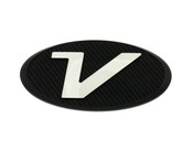 Original Carbon/Stainless Steel Badges for KIA Models (20 Versions)