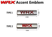 WRX mini chicklet plaque emblem for the Subaru Impreza WRX 2005 2006 2007 2008 2009 2010 2011 2012 2013 2014 2015 2016 2017 2018, WRX side skirt emblem, WRX front grill emblem, WRX mini accent emblem