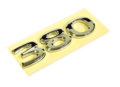 380 emblem ABS chrome plated car emblem