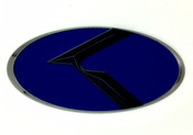 LODEN 3.0 K Badges (ICE-BLACK EDGE) for Kia Models (100+ Colors)