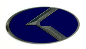 LODEN 3.0 K Badges (ICE-BLACK EDGE) for Kia Models (100+ Colors)