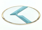 LODEN 3.0 K Badges (GOLD EDGE) for Kia Models (100+ Colors)