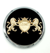 LION "Coat of Arms" Steering Wheel Emblem for GM Models (4 Colors) 