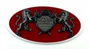 LION "Coat of Arms" Badges for KIA Models (100+ Colors) 