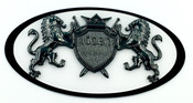 LION "Coat of Arms" Badges for FORD Models (100+ Colors) 