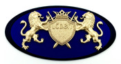 LION "Coat of Arms" Badges for FORD Models (100+ Colors) 