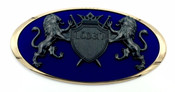 LION "Coat of Arms" Badges for FORD Models (100+ Colors) 