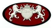 LION "Coat of Arms" Badges for FORD Models (100+ Colors) 