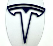 "T" Halo Badge for Model Y Rear (6 Colors)