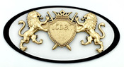 LION "Coat of Arms" Badges for Subaru Crosstrek (100+ Colors) 