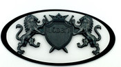 LION "Coat of Arms" Badges for Subaru Legacy (100+ Colors) 