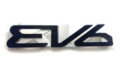 THE EV6 BADGE (BLACK Brushed Stainless Steel) 