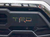 Tundra "TRD" Front Grill Stainless Steel Emblem Insert 3pc Set (Polished) 