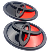 ~GR EDITION~ T-logo Replacement Badges Front/Rear for GR86 / Supra a90/a91 