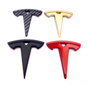 Model 3/Y FULL OVERLAY Steering Wheel Emblem (Various Colors) 