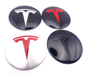 Overlay Wheel Cap Emblems for Tesla 3/Y/S/X (2-Tone Colors) 