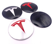 Overlay Wheel Cap Emblems for Tesla 3/Y/S/X (2-Tone Colors) 